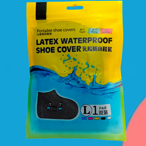 Zapatos de látex para protección  de agua